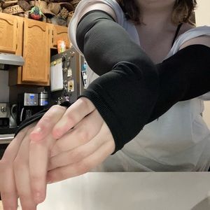 Black Arm Length Gloves